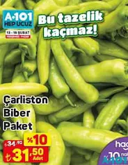 ÇARLİSTON BİBER PAKET